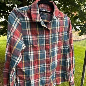 North Face Plaid Flannel Shirt